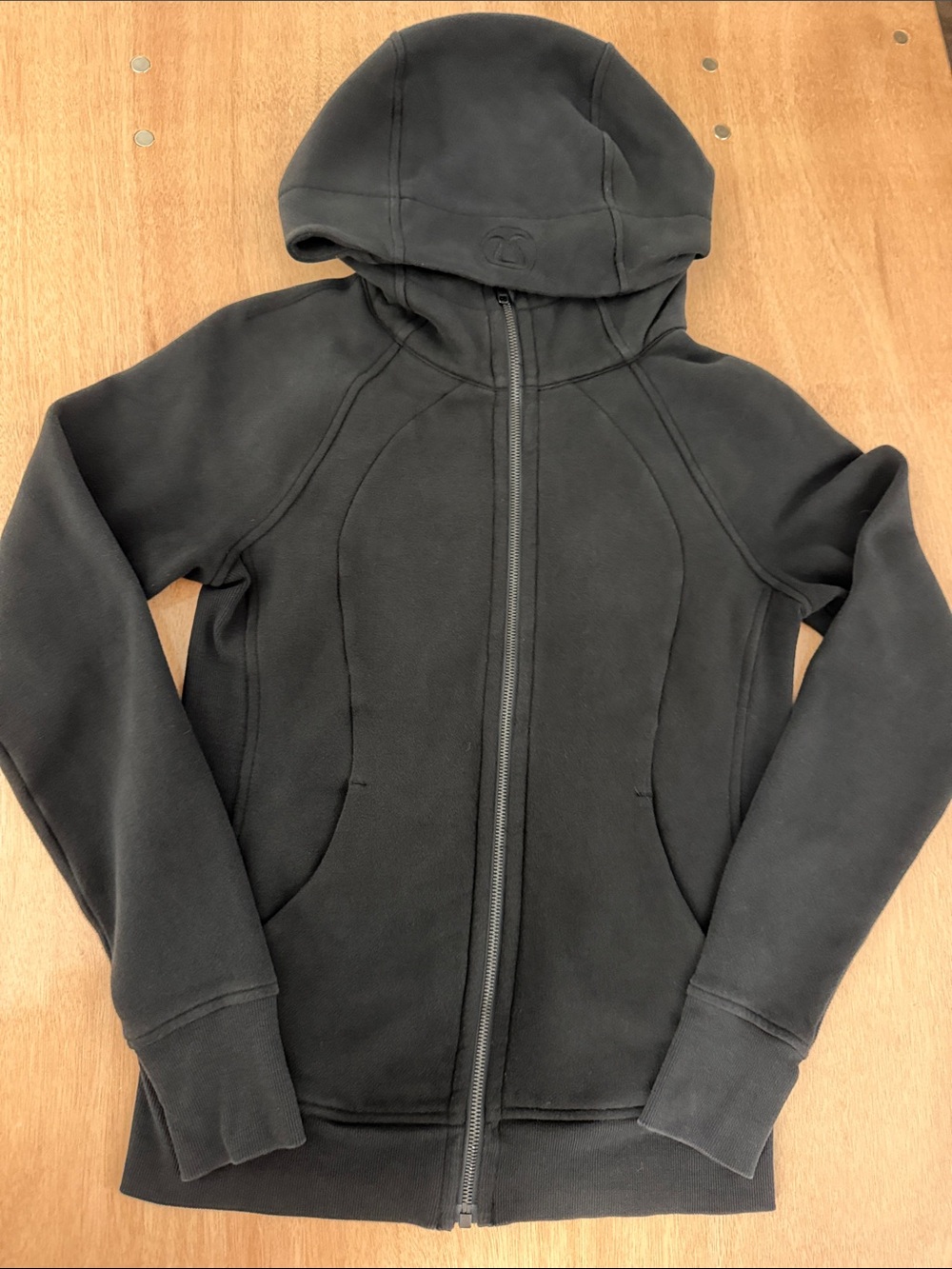 lululemon athletica Black Full‑Zip Hooded Jacket